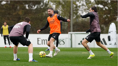 Carvajal y Rüdiger, con el grupo