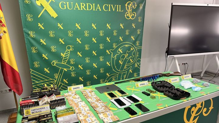 Operación de Guardia Civil contra el tráfico de armas y munición