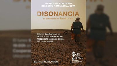 'Disonancia' lleva a Alcorcón a los Goya con su nominación a mejor corto documental