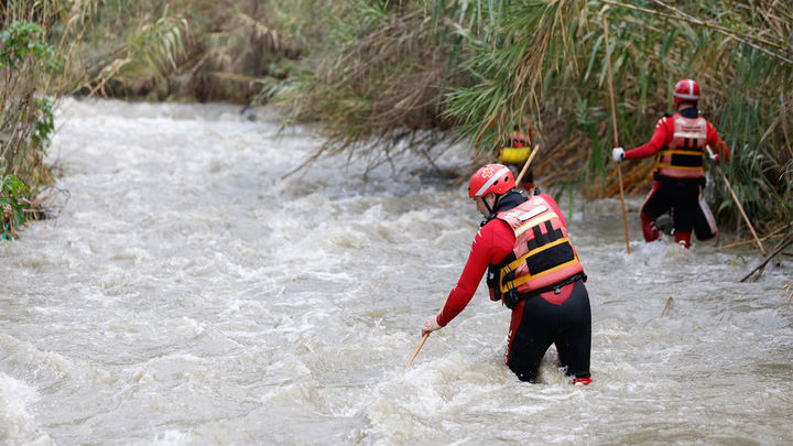Búsqueda en el río Algarrobo