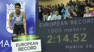 Attaoui, con récord de Europa, y Llopis, con récord de España, estrellas en Madrid