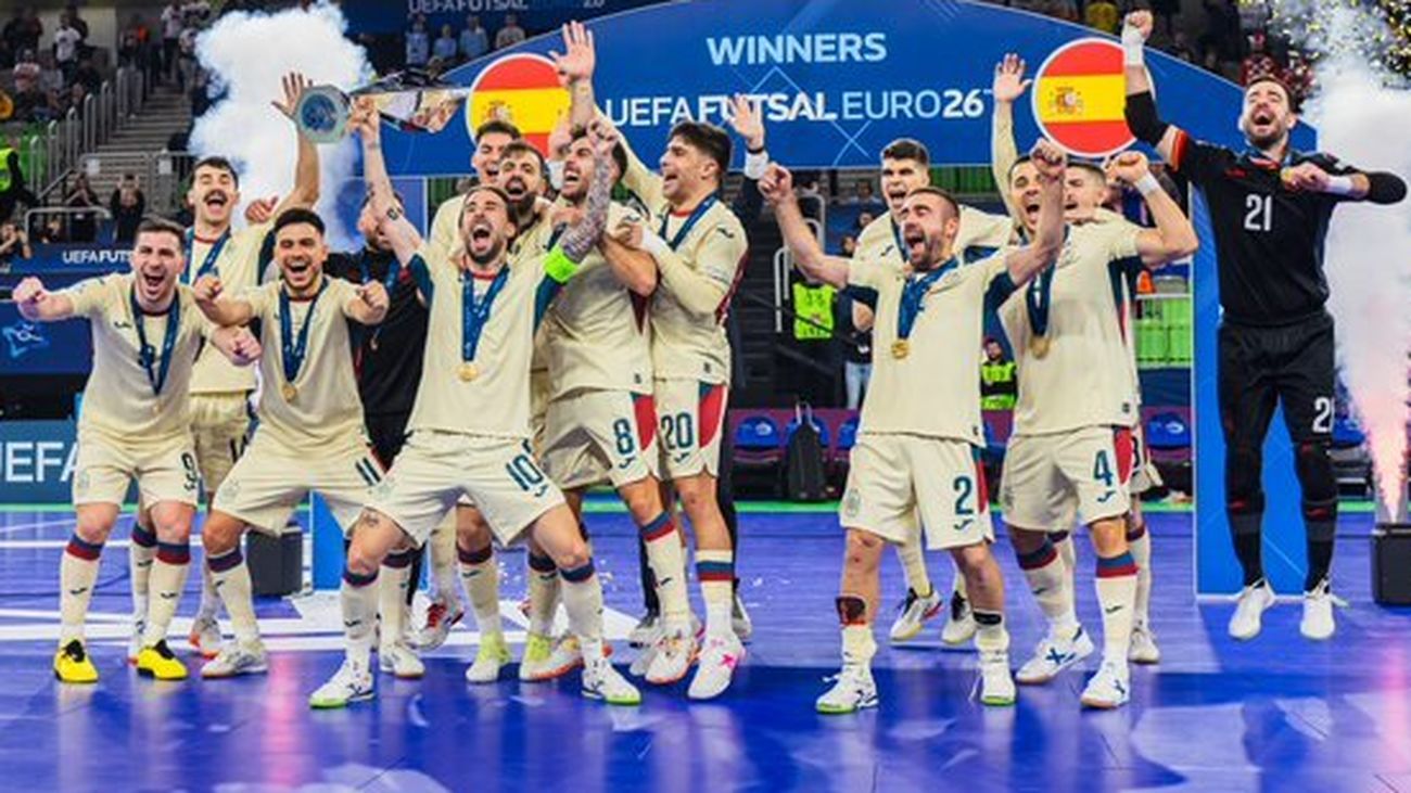 España gana la Eurocopa de fútbol sala 2026