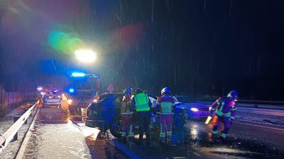 Muere una conductora de 35 años al chocar contra un quitanieves en la A-1 al norte de Madrid