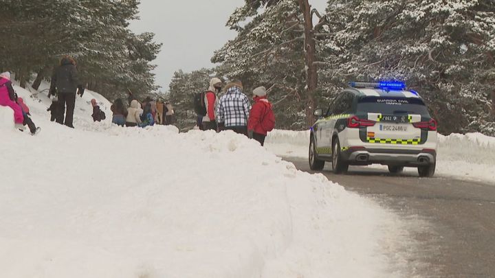 La Comunidad de Madrid, en alerta hasta el domingo por nevadas