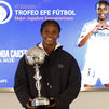 Linda Caicedo recibe el premio la Mejor Jugadora Iberoamericana de 2025
