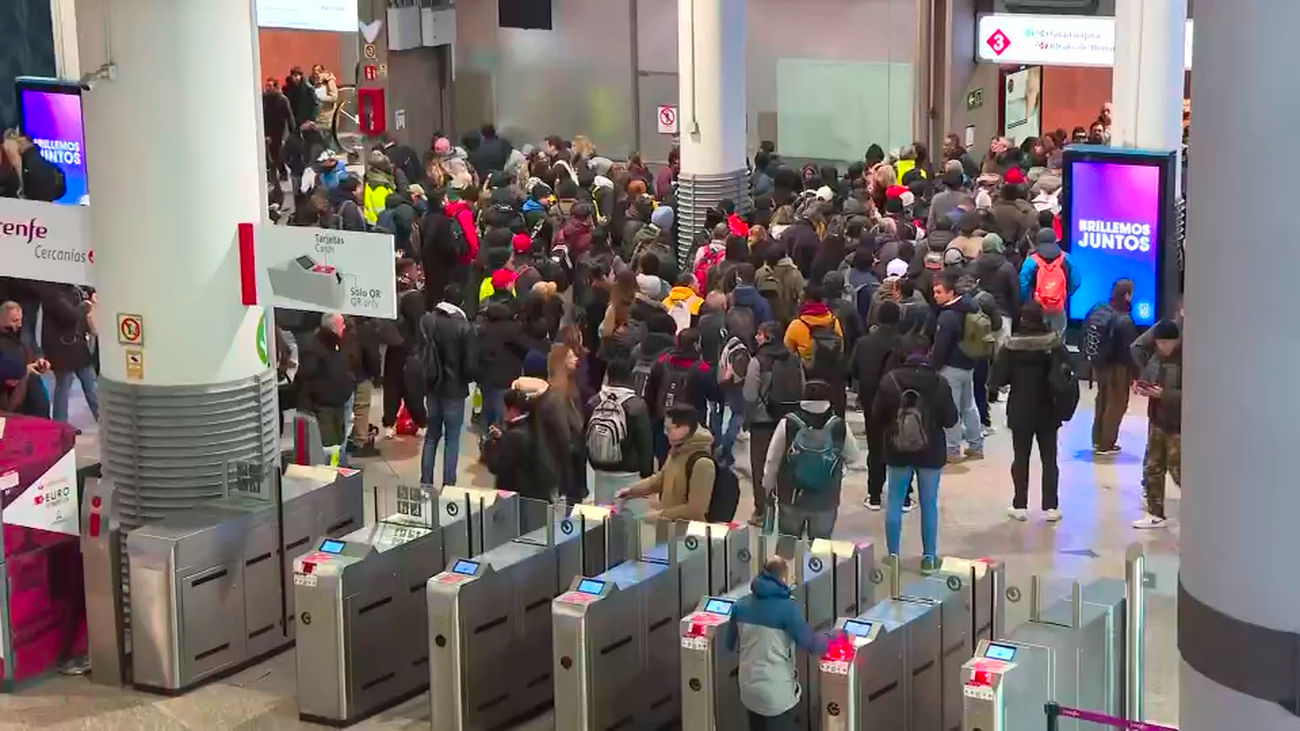 Lunes complicado en las Cercanías de Madrid por la huelga de maquinistas