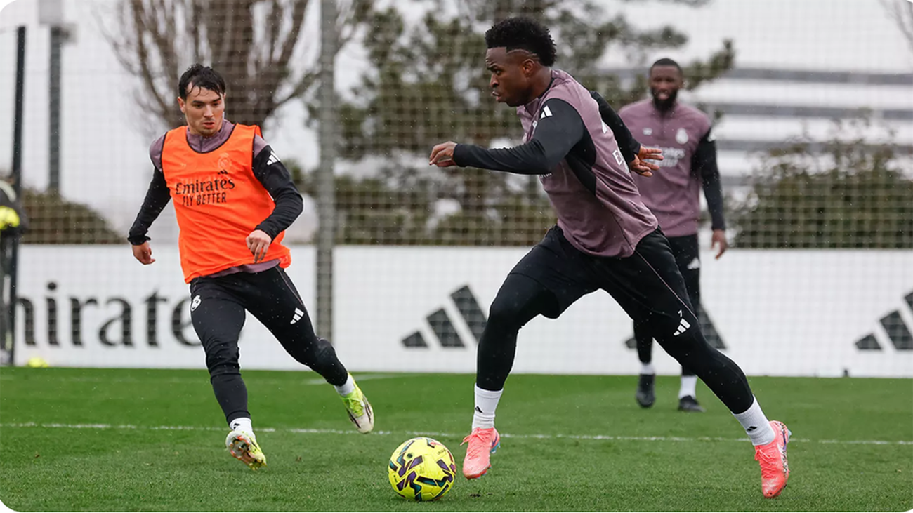 El Real Madrid regresa con más trabajo físico y pendiente de Mastantuono