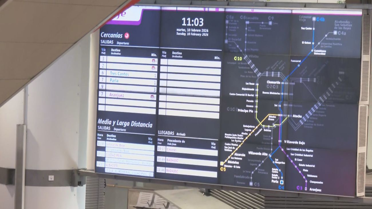 Los trenes van recuperando la normalidad tras la desconvocatoria de la huelga aunque con algunos retrasos