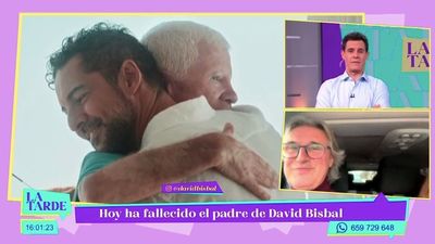 Emotiva conexión en directo con Poty tras el fallecimiento del padre de David Bisbal