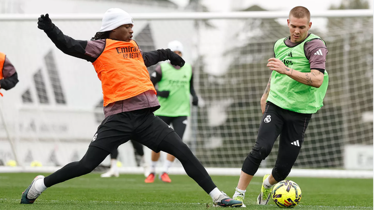 Mastantuono regresa al grupo; Mbappé se queda en el gimnasio