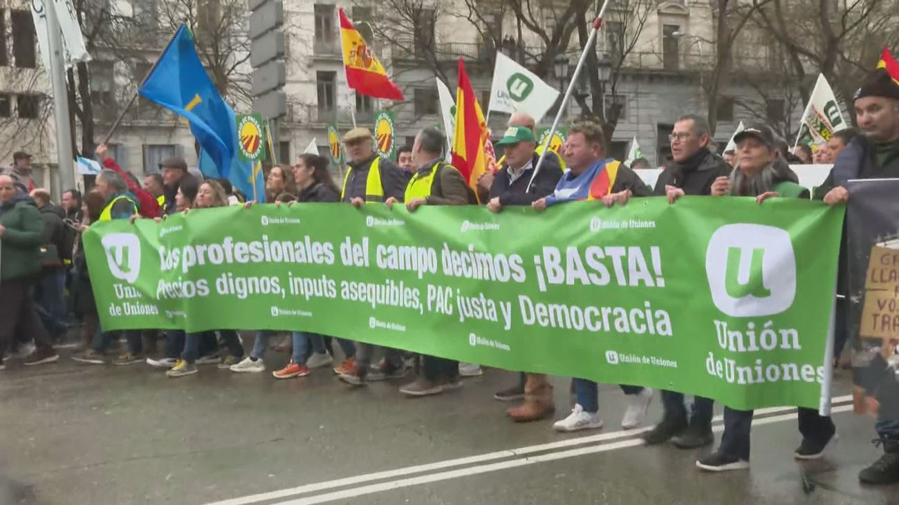La tractorada contra Mercosur llega a Madrid con una incidencia limitada en el tráfico