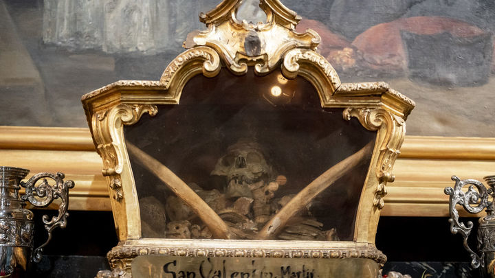 Reliquias de San Valentín en la Iglesia de San Antón / EuropaPress