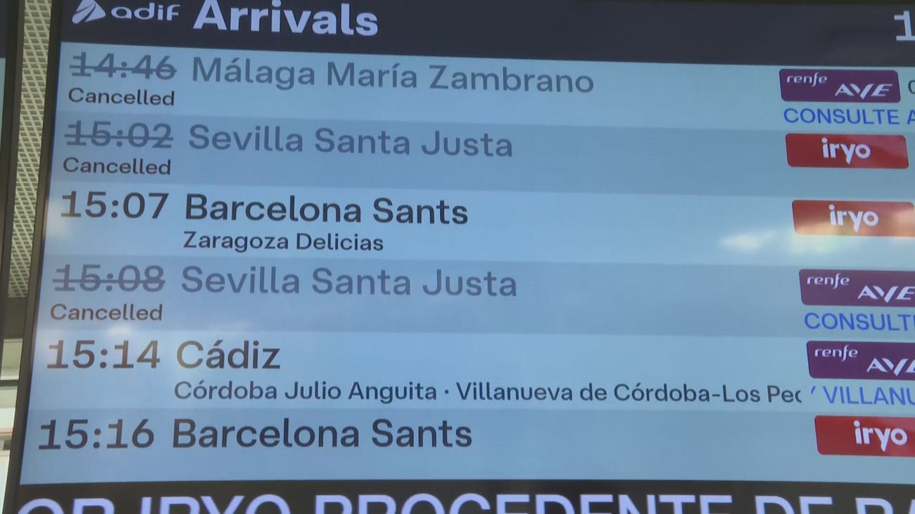 La reapertura de la alta velocidad Madrid-Sevilla se retrasa al 17 de febrero