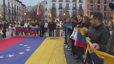 Concentración en Madrid por la democracia en Venezuela