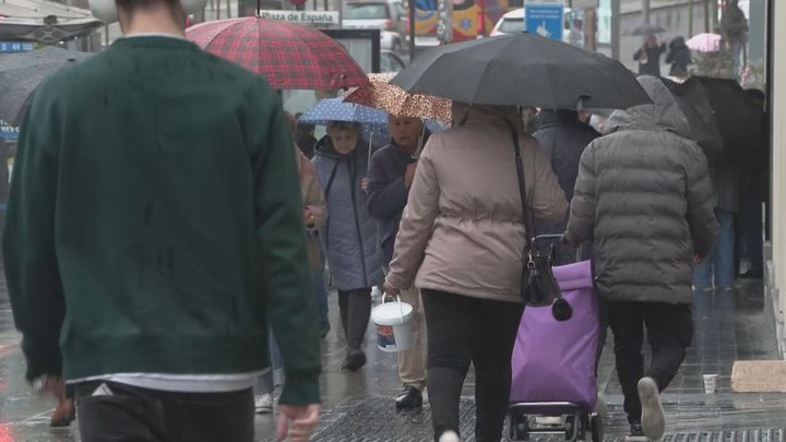 Lluvia en Madrid