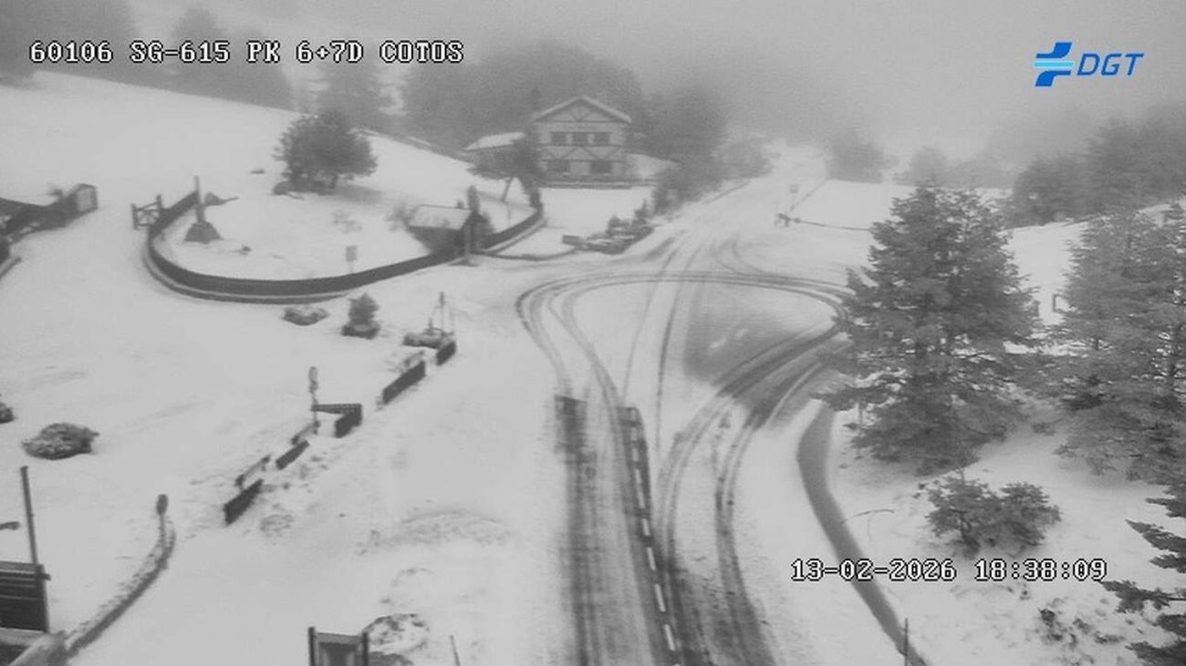 Nieve en el Puerto de Cotos