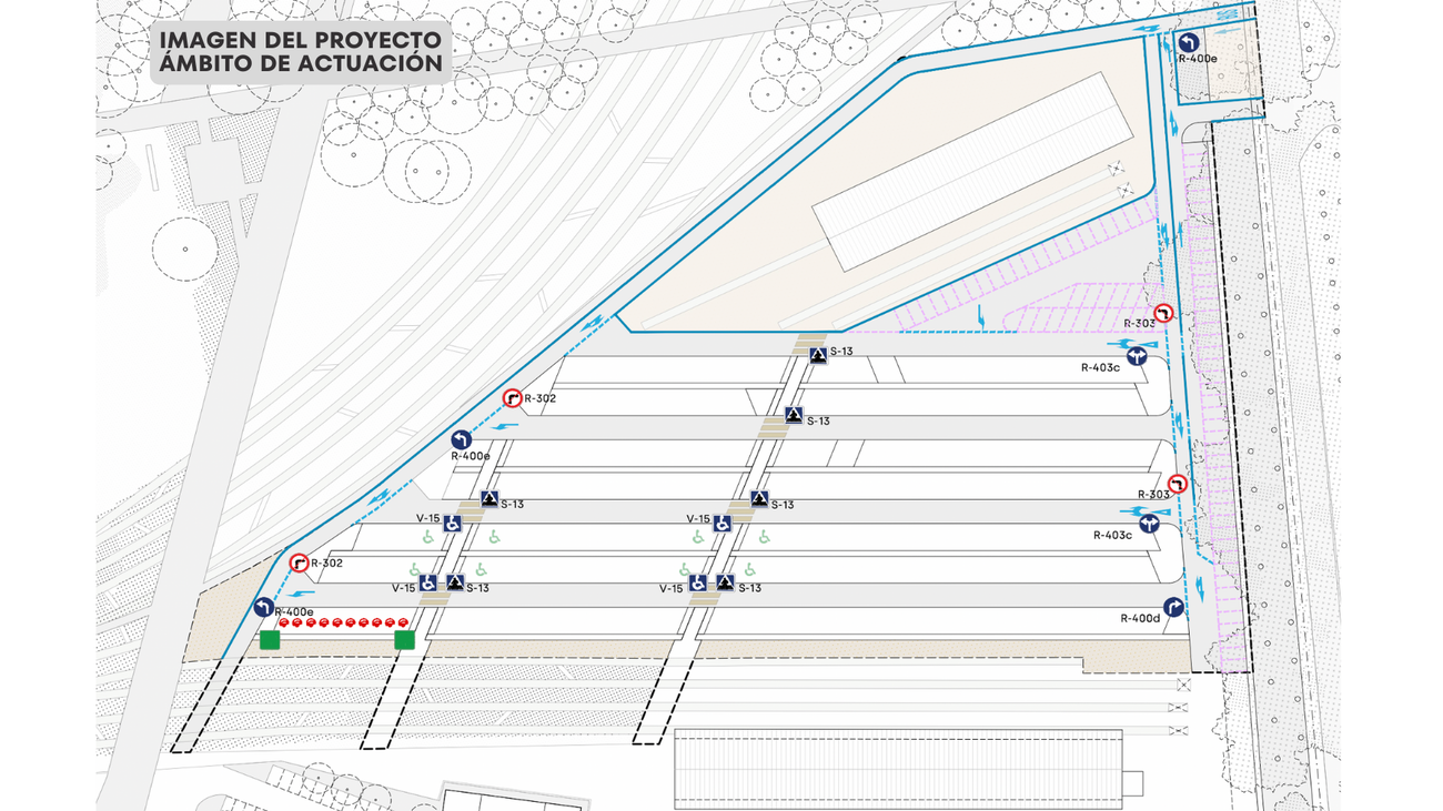 Proyecto del nuevo aparcamiento disuasorio de Aranjuez