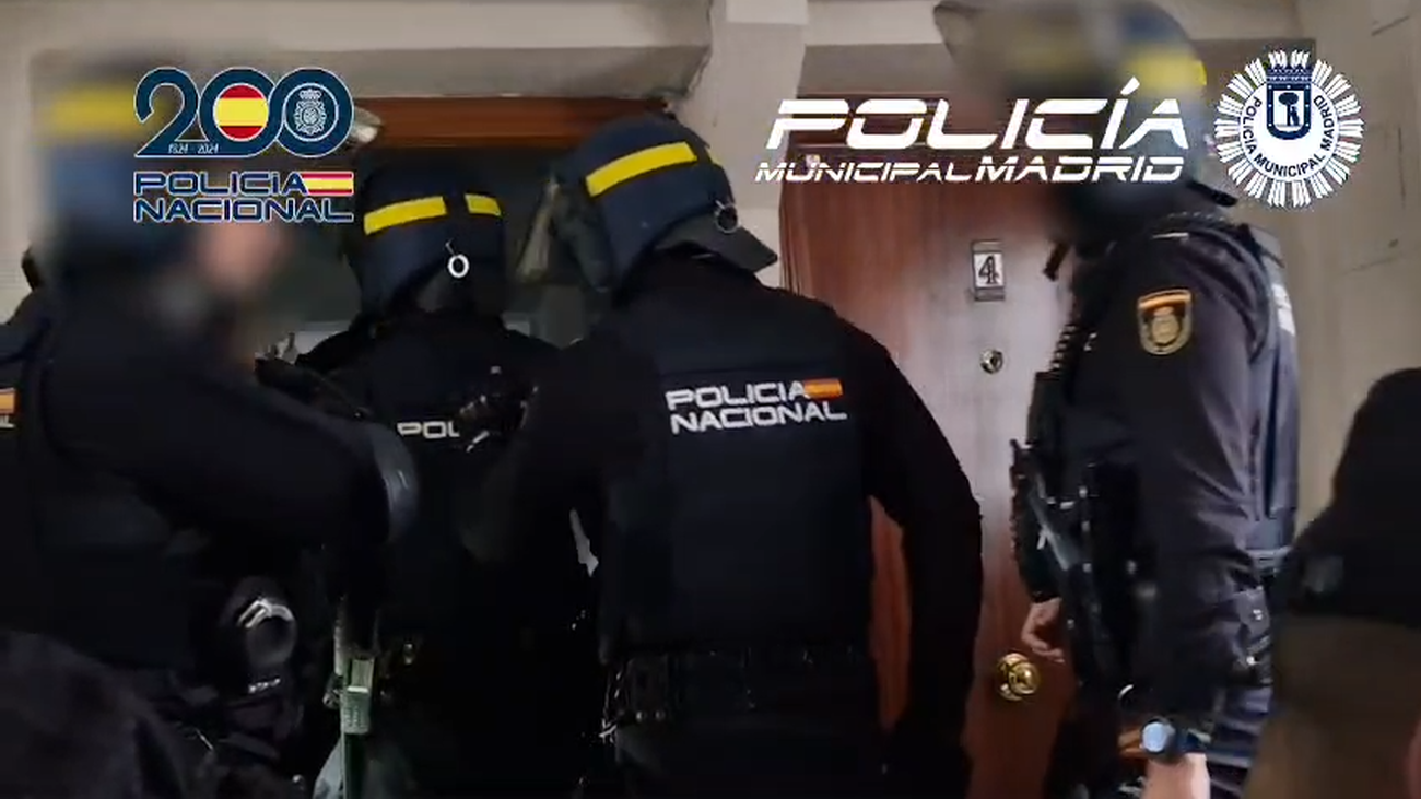 Golpe a la venta de droga en Madrid: 10 narcopisos desmantelados y 27 detenidos