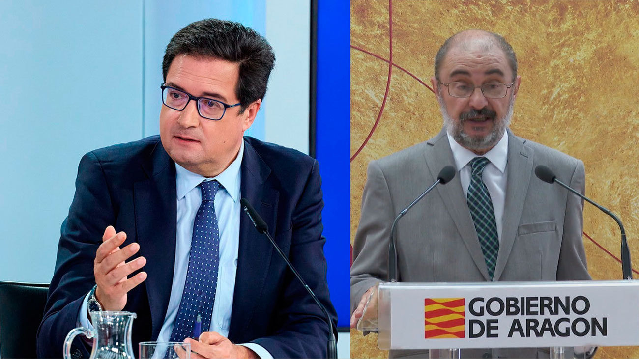 Óscar López desata la tormenta por sus críticas al fallecido Javier Lambán