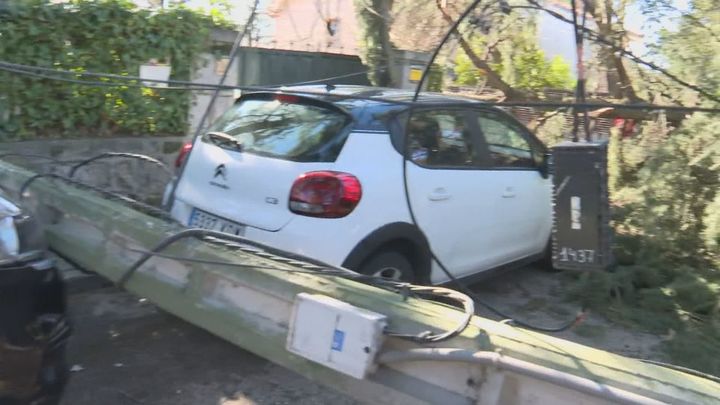 El viento azota la Comunidad de Madrid con rachas de más de 100 km/h en la sierra