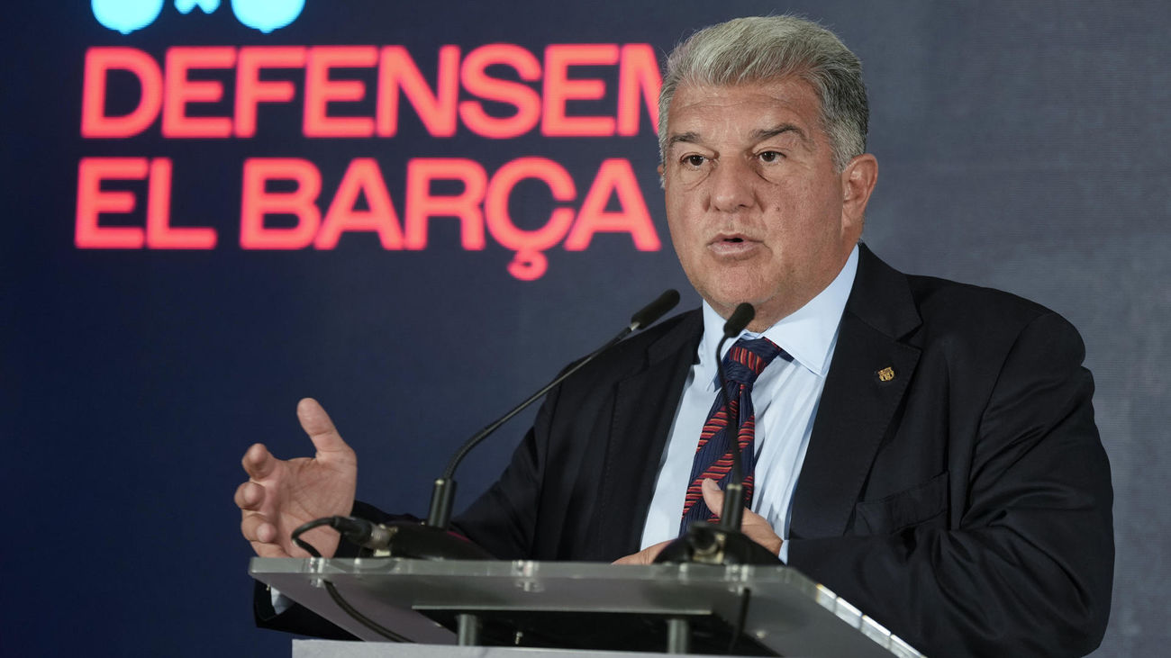 Laporta: "Estoy seguro de que ganaremos la Liga, contra todos y contra todo"