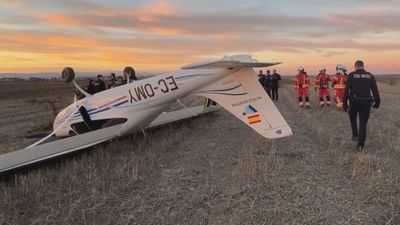 Una avioneta se estrella en el polígono industrial Niño del Remedio en Leganés