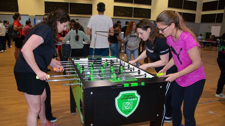 Competición femenina de futbolín en Valdilecha / AYTO VALDILECHA