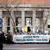 Segunda jornada de huelga de médicos: se han concentrado frente al Hospital La Princesa de Madrid