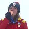 Ana Alonso, bronce en esprint de esquí de montaña en los Juegos de Milán Cortina