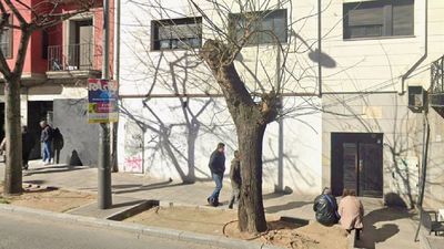 Amplio despliegue policial para desalojar un bloque de la SAREB macrokupado en Collado Villalba