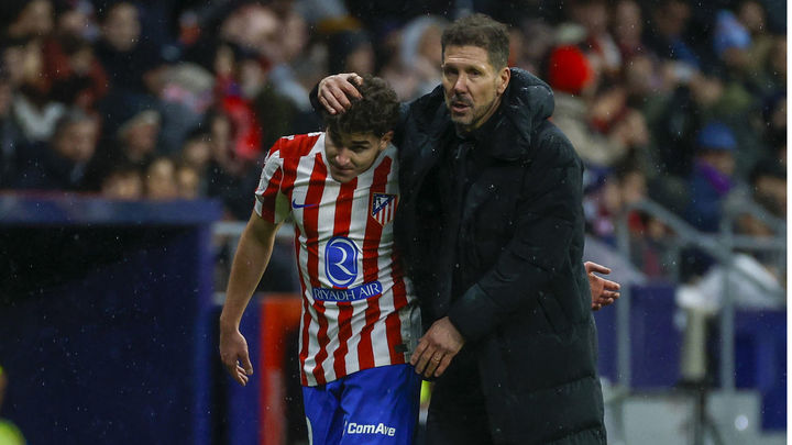 Simeone: “Julián Alvarez está volviendo a estar en el lugar que siempre estuvo”