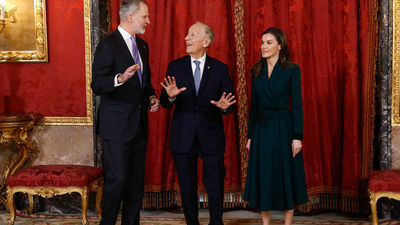 El Rey defiende la "hermandad" de España y Portugal y muestra su "afecto" por Rebelo de Sousa