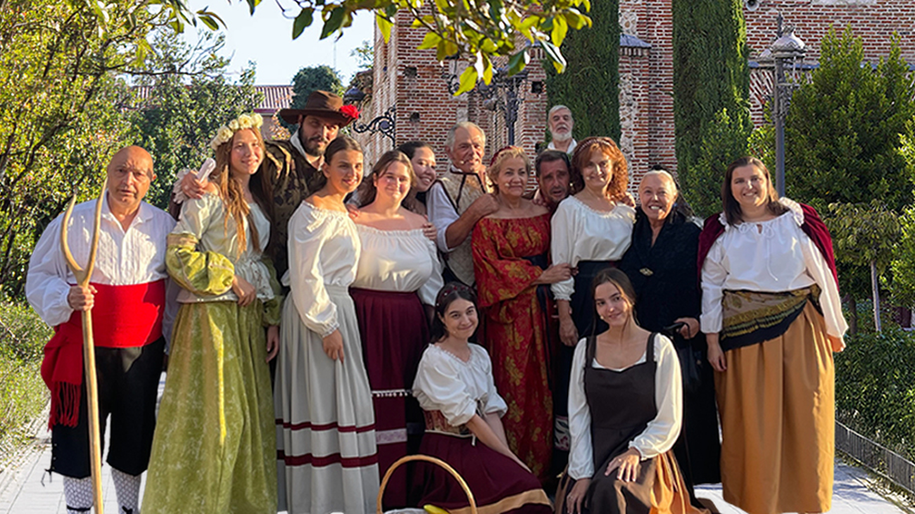 Actores participantes en la ruta por la historia y patrimonio barroco de Móstoles