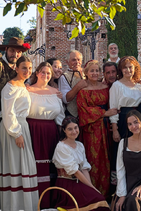 Actores participantes en la ruta por la historia y patrimonio barroco de Móstoles