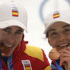 Ana Alonso y Oriol Cardona se inmortalizan con un bronce en el relevo de esqui de montaña