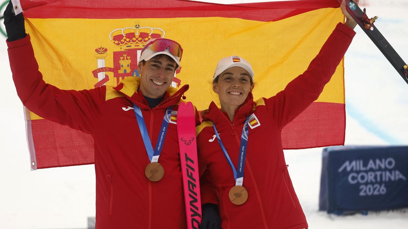 Oriol Cardona y Ana Alonso ganan el bronce en el relevo mixto