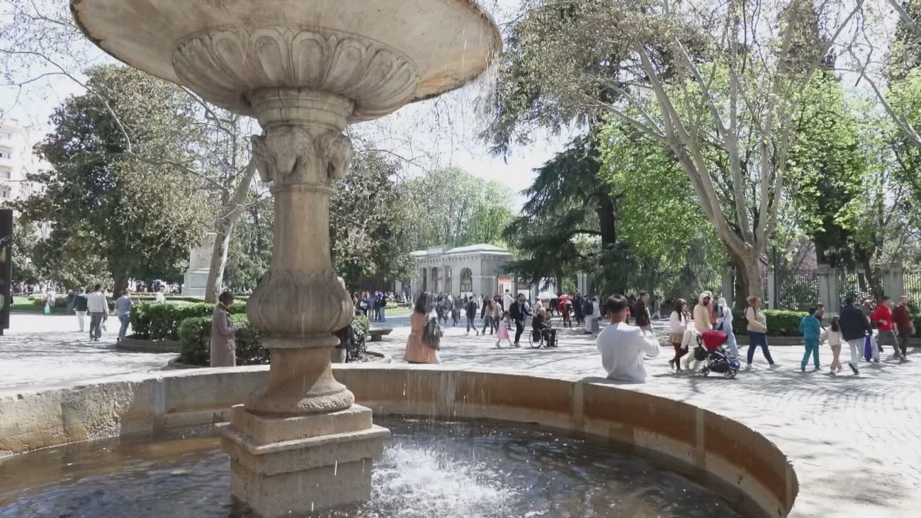 Día soleado en El Retiro