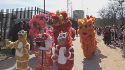 110.000 personas celebran en Pradolongo el gran desfile del Año Nuevo chino
