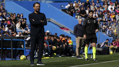 Bordalás: "Sin la expulsión, no habríamos perdido ante el Sevilla"
