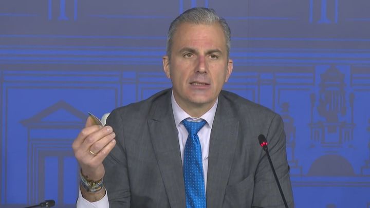 El portavoz de Vox en el Ayuntamiento de Madrid, Javier Ortega Smith