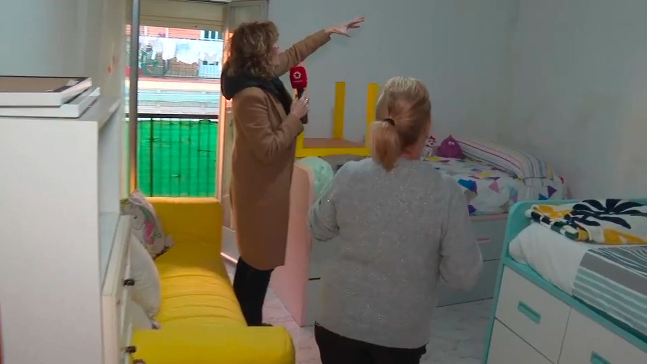 Dos años de humedades y goteras  en sus viviendas de Getafe a causa de un edificio en obras parado