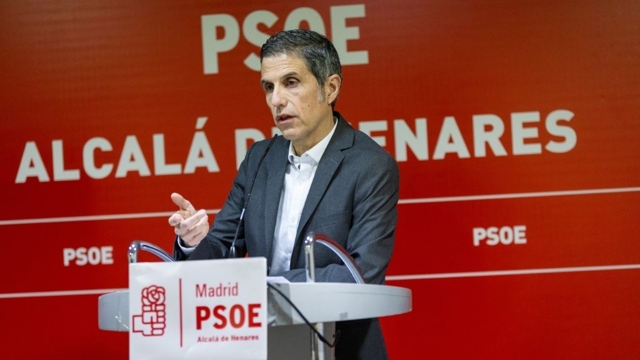 El portavoz del PSOE de Alcalá de Henares, Javier Rodríguez Palacios