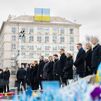Actos de homenaje en Kiev recuerdan a las víctimas de Ucrania en el cuatro aniversario de la invasión rusa