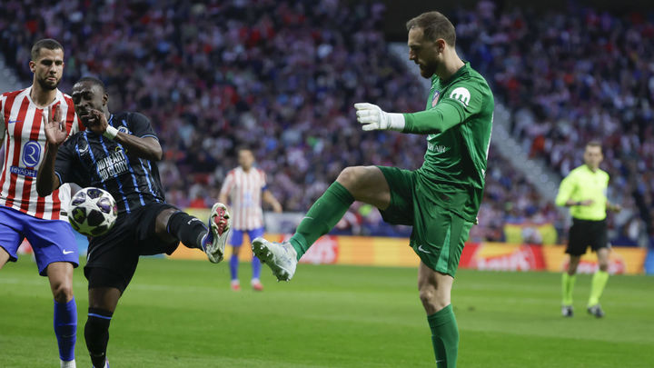 Oblak ante el Brujas / EFE