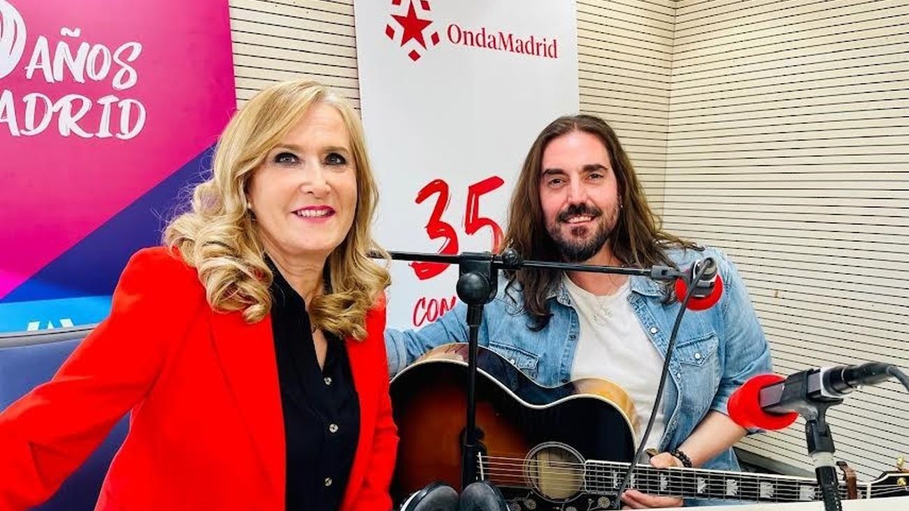 Andrés Suárez con Nieves Herrero en Onda Madrid