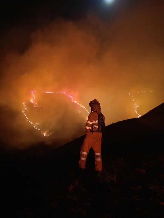 Más de 60 incendios forestales provocados en tan sólo  24 horas en Cantabria