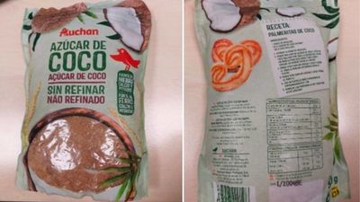 Alerta alimentaria: detectan sulfitos no declarados en azúcar de coco de Auchan
