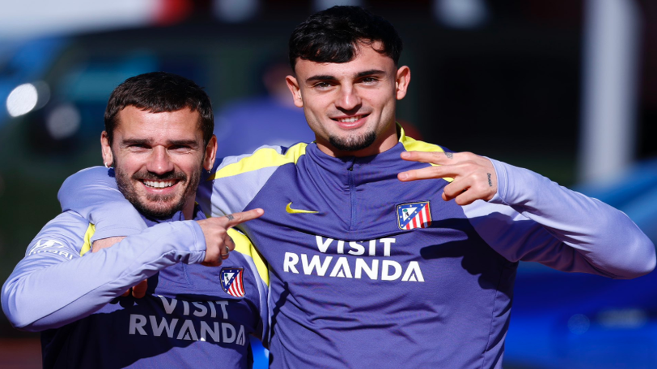 El Atlético de Madrid regresa a los entrenamientos con Griezmann y sin Barrios