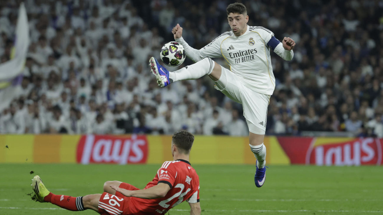 Fede Valverde ante el Benfica