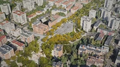 Las tierras del soterramiento de la A-5 se convertirán en tres colinas artificiales